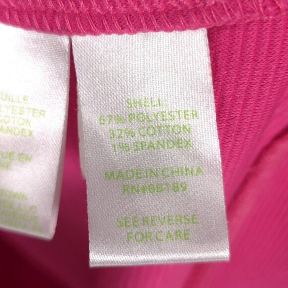 Lilly Pulitzer Pink 3/4 Sleeve Lina Shift Dress Gold Button Detail 18050 Size XS - Picture 15 of 15